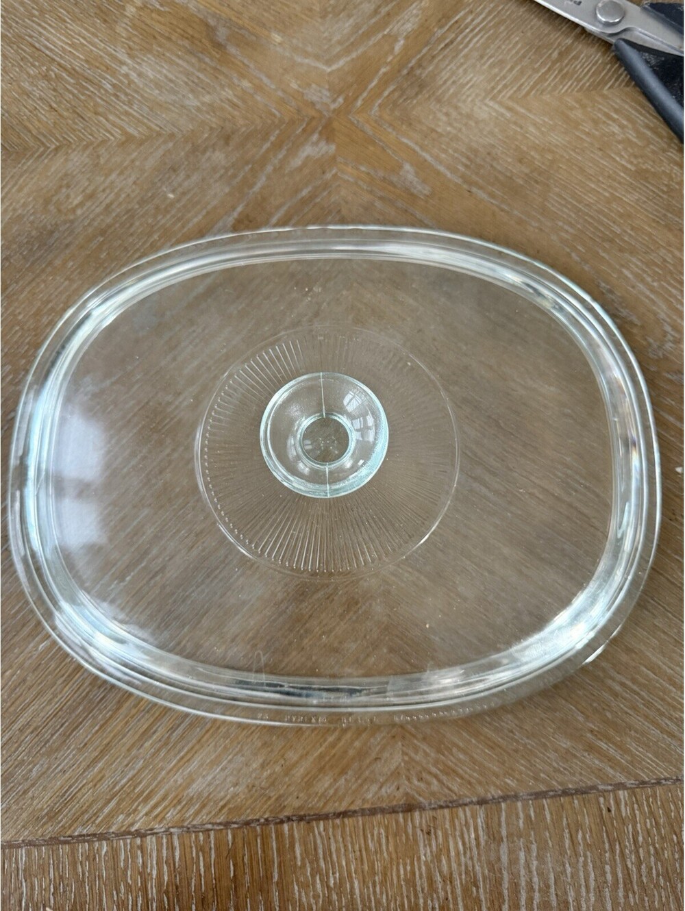 Pyrex Replacement Glass Lid DC1 .5C 11” X 8.75”